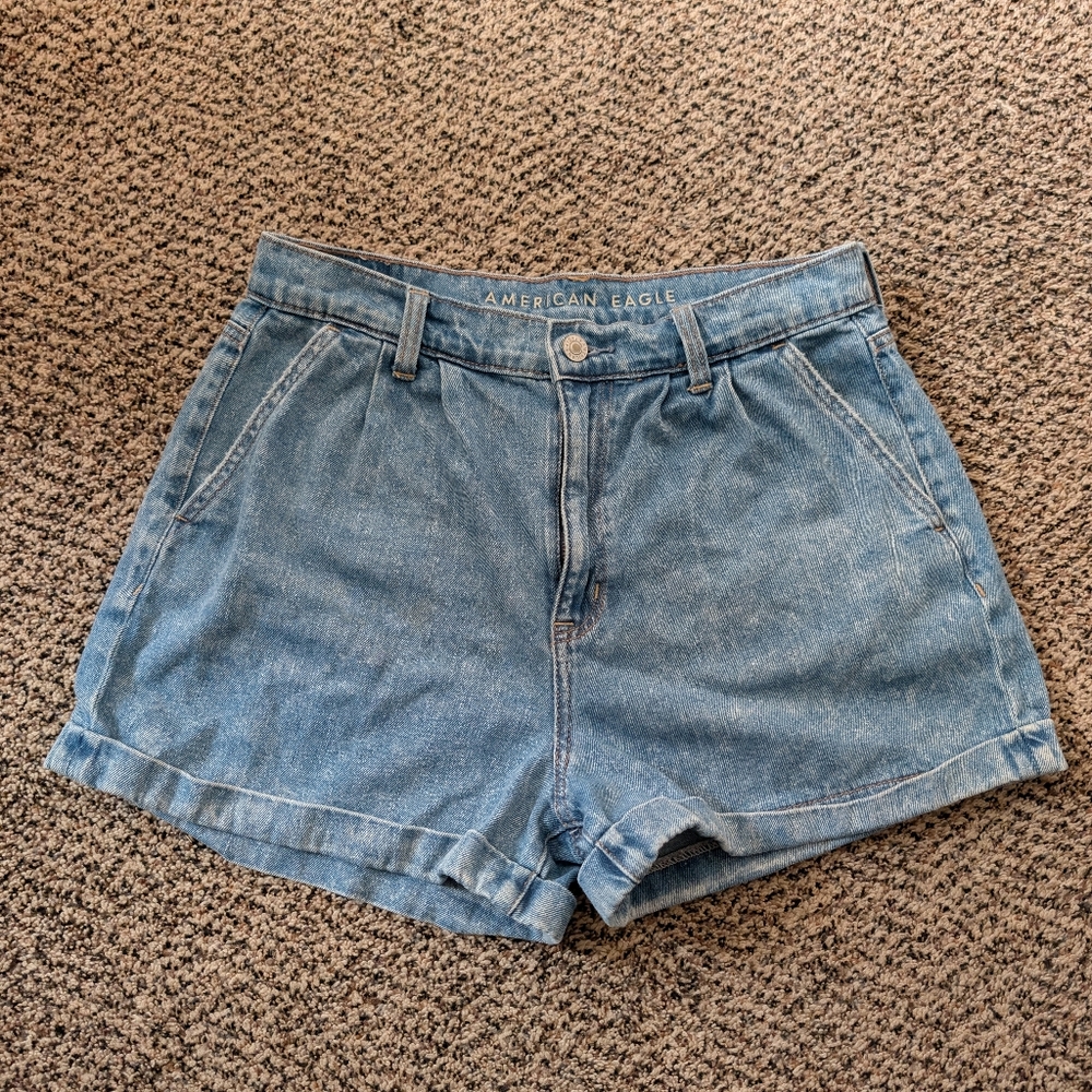 American Eagle Outfitters Light Blue Jean Shorts